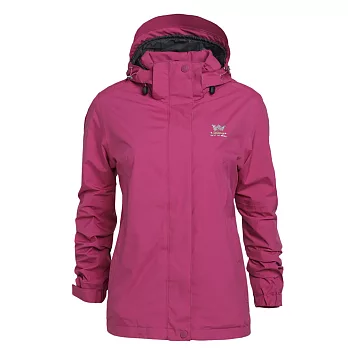 【hilltop山頂鳥】女款GoreTex 抗UV單件式防水外套H22FO8-M玫瑰粉