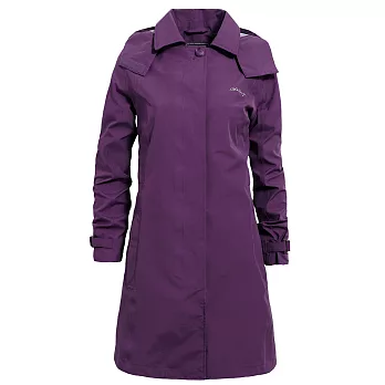 【hilltop山頂鳥】女款GoreTex 防水抗UV長版風衣H21F13-M紫