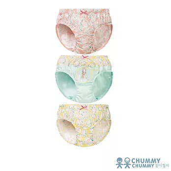 【CHUMMY CHUMMY】蝴蝶結小花內褲組-女(3入/盒)60(3Y-4Y)