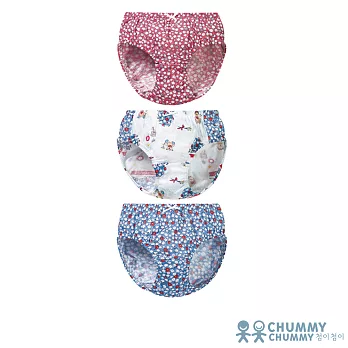 【CHUMMY CHUMMY】春日小花內褲組-女(3入/盒)60(3Y-4Y)