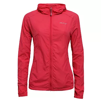 【hilltop山頂鳥】女款抗UV超潑水銀纖維外套S02F89-S亮鵑粉