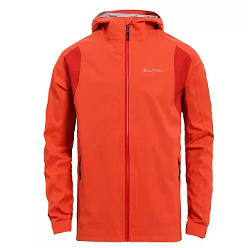 【hilltop山頂鳥】男款GT單件式防水外套H22MS6-S香桔/洋紅
