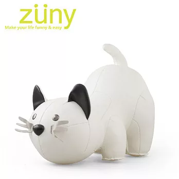Zuny Classic-貓咪造型擺飾書檔(白色)