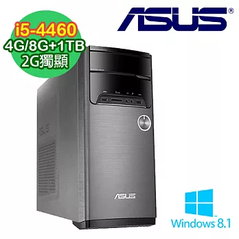 《ASUS華碩》 M32AD 2G獨顯 i5-4460/4G/1TB+8G/WIN8.1 家用桌上型電腦 (M32AD-0021C446GTS)