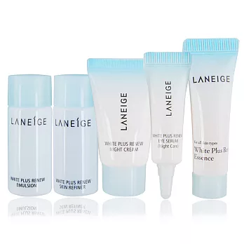 LANEIGE 蘭芝 黃金亮白全能5件組