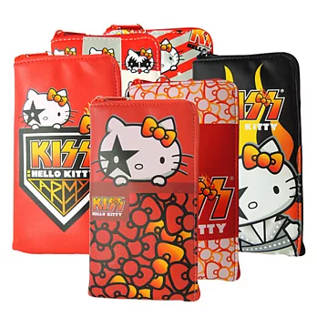 Kiss Hello Kitty 多功能L型皮革手機收納包保護套(附手提繩)六款 C7-0029