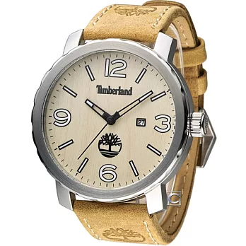 Timberland Pinkerton 木紋時尚腕錶 TBL.14399XS/07米黃色