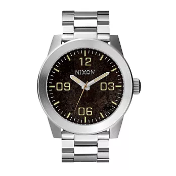 【NIXON】CORPORAL SS 太平洋板塊設計款 老式新潮(暗銅/島嶼色塊設計錶面)暗銅/島嶼色塊設計錶