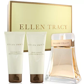 Ellen Tracy 同名精典女性淡香精禮盒(香精50ml+身體乳100ml+沐浴乳100ml)