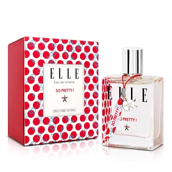 ELLE SO PRETTY 舞動青春女性淡香水(50ml)-送品牌購物袋+針管