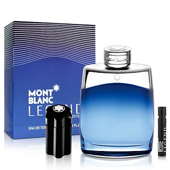 MONTBLANC萬寶龍 傳奇藍調經典男性淡香水限量版(100ml)-送品牌小香+針管