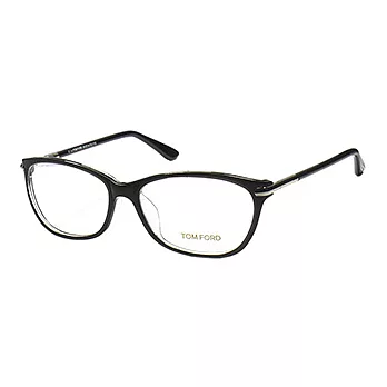 【TOM FORD】時尚質感光學眼鏡/黑框-圓柱腳(TF4250-005)