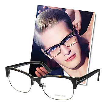 【TOM FORD】時尚質感光學眼鏡-雜誌款#琥珀框 (TF5307-053)