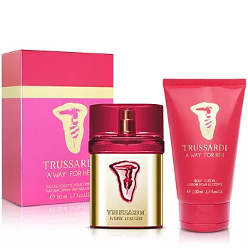 Trussardi楚沙迪 A Way 女性淡香水(50ml)-送品牌身體乳