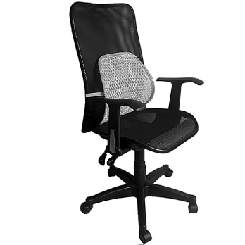 【凱堡】Aniki全網高背T字型扶手辦公椅/電腦椅(送網腰腰靠)