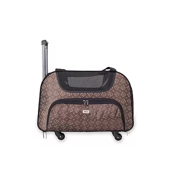 【UH】MYZOO動物緣 - 隱形拉桿寵物推車 - 咖啡色