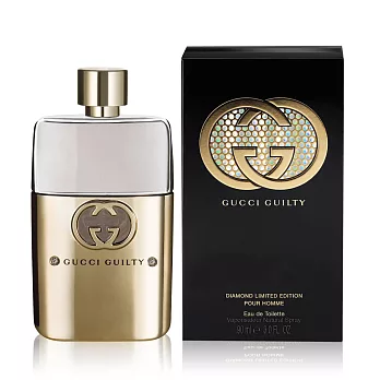 【GUCCI】罪愛鑽石限量版男性淡香水(90ml)