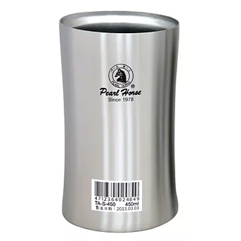 日本寶馬450ml不鏽鋼真空保溫健康杯 TA-S-450