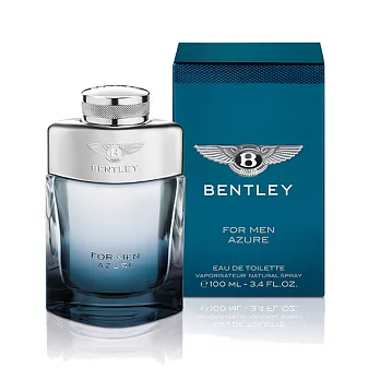 【BENTLEY 賓利】For Men Azure 賓利藍天男性淡香水(100ml)