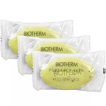 BIOTHERM 碧兒泉 淨膚零油光無瑕肌潔面皂(25g)*3