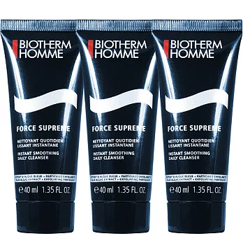 BIOTHERM 碧兒泉 男仕極量深層潔面霜(40ml)*3