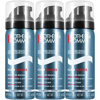 BIOTHERM 碧兒泉 礦泉溫和型刮鬍霜(50ml)*3