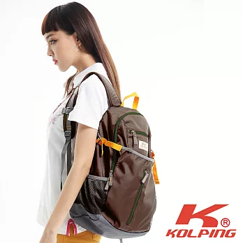 【KOLPING 】KMB3237U PUP多口袋輕量機能登山背包棕色