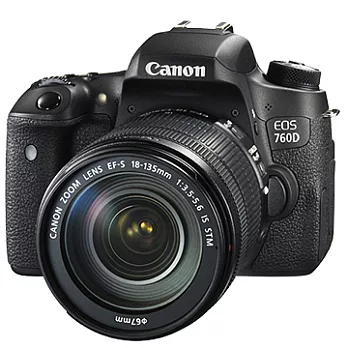CANON 760D 18-55mm 變焦單鏡組 (中文平輸) - 加送SD32G+強力大吹球+細毛刷+拭鏡布+高透光保護貼無黑色