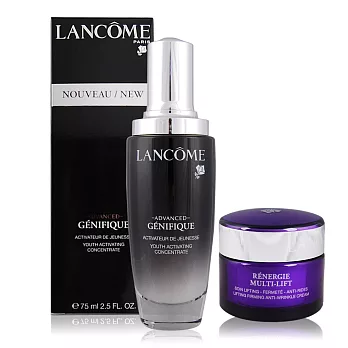 LANCOME 蘭蔻 超進化肌因賦活露(75ml)送拉提日霜(15ml)