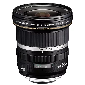 (公司貨)Canon EF-S 10-22mm F3.5-4.5 USM 超廣角變焦鏡-送TOKO濾鏡(77)+大吹球清潔組+LP1專業拭鏡筆