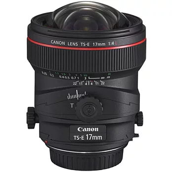 (公司貨)Canon TS-E 17mm F4 L 移軸鏡頭-送大吹球清潔組+LP1專業拭鏡筆