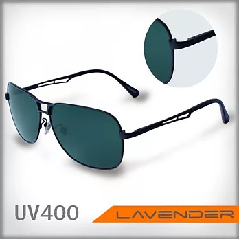 Lavender彈簧腳偏光片太陽眼鏡1517C2-黑