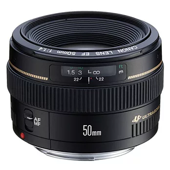 (公司貨)Canon EF 50mm F1.4 USM 大光圈標準鏡頭-送TOKO濾鏡(58)+大吹球清潔組+LP1專業拭鏡筆
