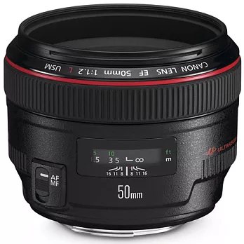 (公司貨)Canon EF 50mm F1.2 L USM 超大光圈標準鏡頭-送TOKO濾鏡(72)+大吹球清潔組+LP1專業拭鏡筆