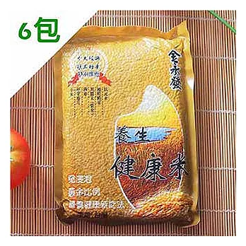 金永發 健康養生米 6包組(2.4kg/包) 6包組