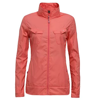 【hilltop山頂鳥】女款抗UV超撥水外套S02F94-M珊瑚橘