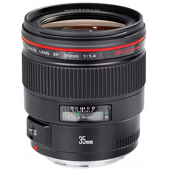 (公司貨)Canon EF 35mm F1.4 L USM 廣角定焦鏡頭-送TOKO濾鏡(72)+大吹球清潔組+LP1專業拭鏡筆