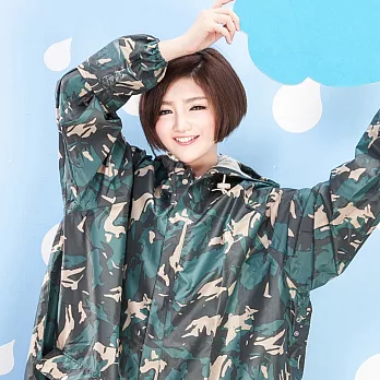 【rainstory】城市迷彩連身甜美雨衣