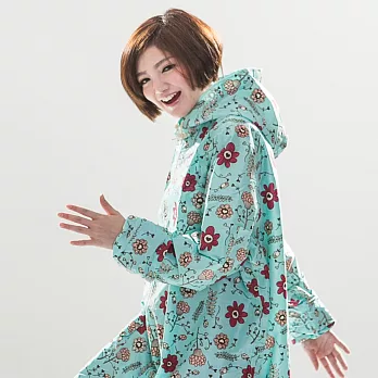 【rainstory】法式花朵連身甜美雨衣