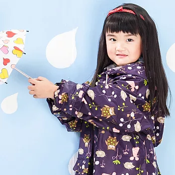 【rainstory】貓頭鷹與鼠小姐兒童連身雨衣