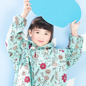 【rainstory】法式花朵兒童連身雨衣