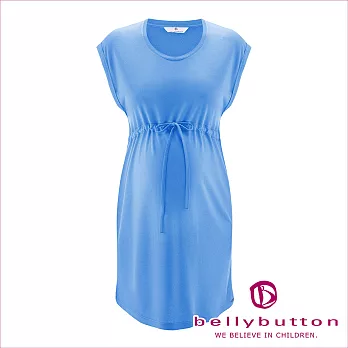 德國【bellybutton】孕婦裝 - 綁帶休閒洋裝XS水藍