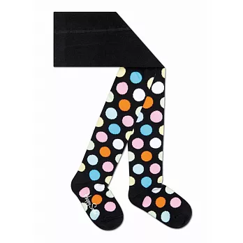 【G.T Company】Happy Socks Baby & Kids 瑞典時尚彩襪品牌童襪6-12M黑底圓點