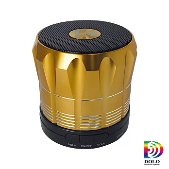 DOLO雷電 THUNDER 鋁合金藍牙無線音響 (TO-NQ003)香檳金