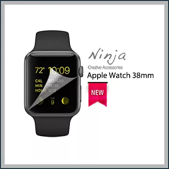 【東京御用Ninja】Apple Watch 38mm專用高透防刮無痕螢幕保護貼