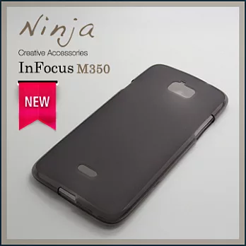 【東京御用Ninja】InFocus M350磨砂TPU清水保護套（透灰色）