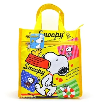 SNOOPY【幸福時刻】輕巧手提袋