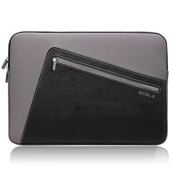 ECOLA 典雅風尚MacbookPro/Air13 筆電保護套(魅力灰) BS-IN-ES13GY