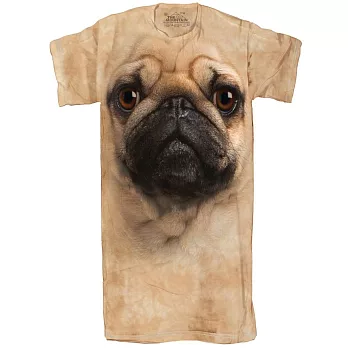 【摩達客】美國進口The Mountain 巴哥犬臉 環保居家T恤睡衣 [現貨+預購]FREE單一尺寸
