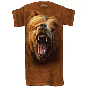 【摩達客】美國進口The Mountain 棕熊怒吼 環保居家T恤睡衣 [現貨+預購]FREE單一尺寸